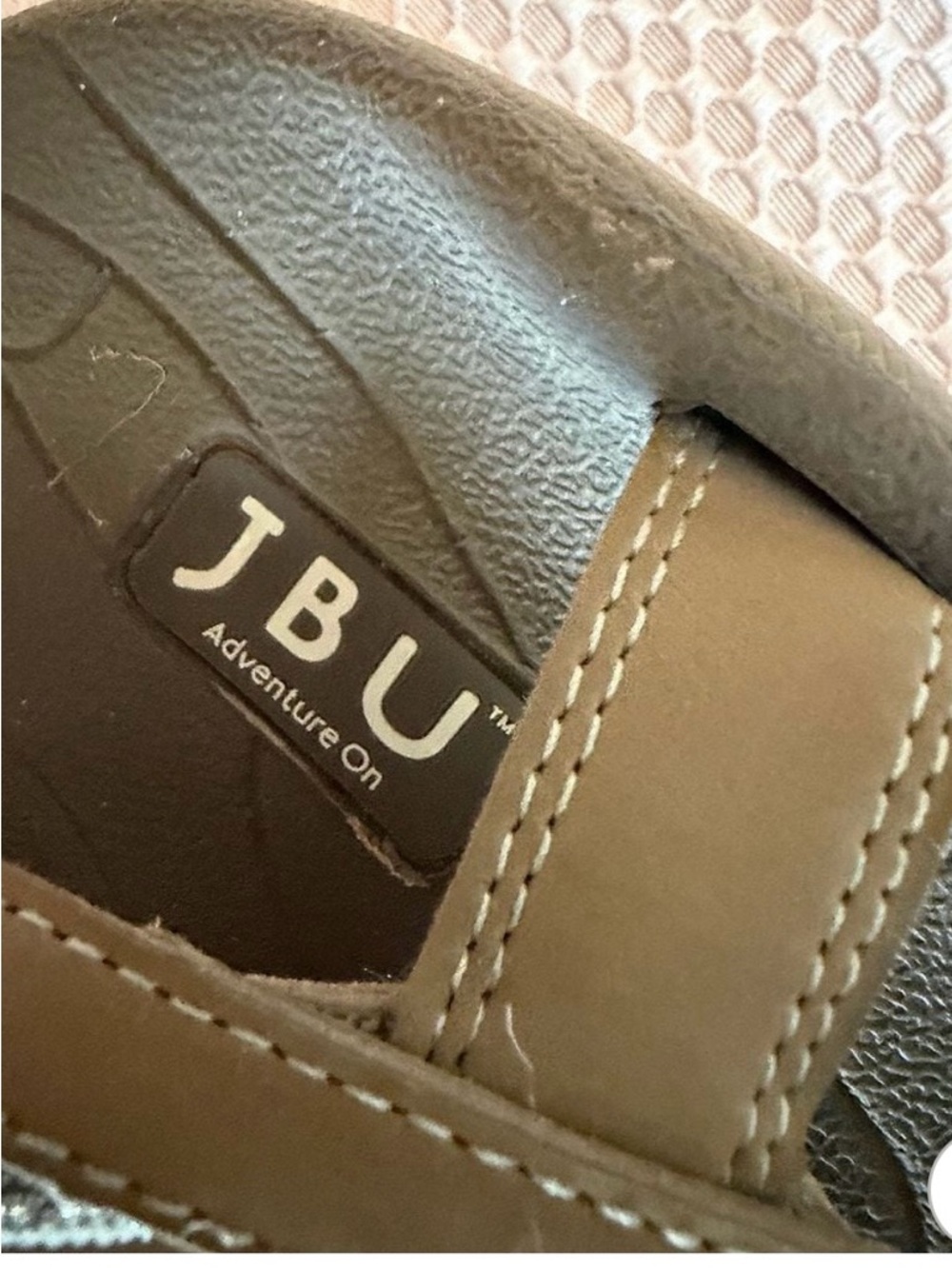 JBU Brown and Light Gray Strappy Sandals  , Great for Summer! Size 11 - Picture 7 of 7